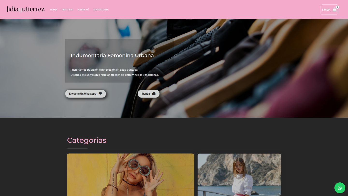 Tienda online Lidia Gutierrez - Indumentaria femenina urbana